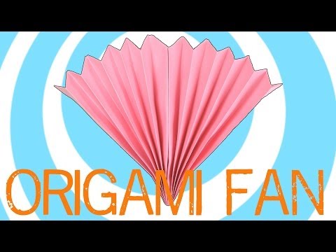 Paper Origami Fan Instructions