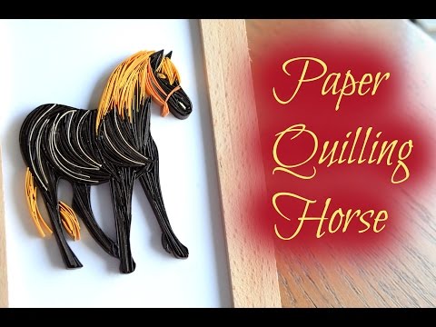 Paper Quilling Horse - quilling design