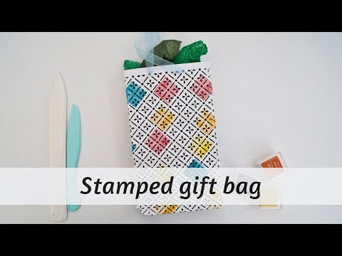 Paper gift bag tutorial / Gift wrapping - Ep. 5