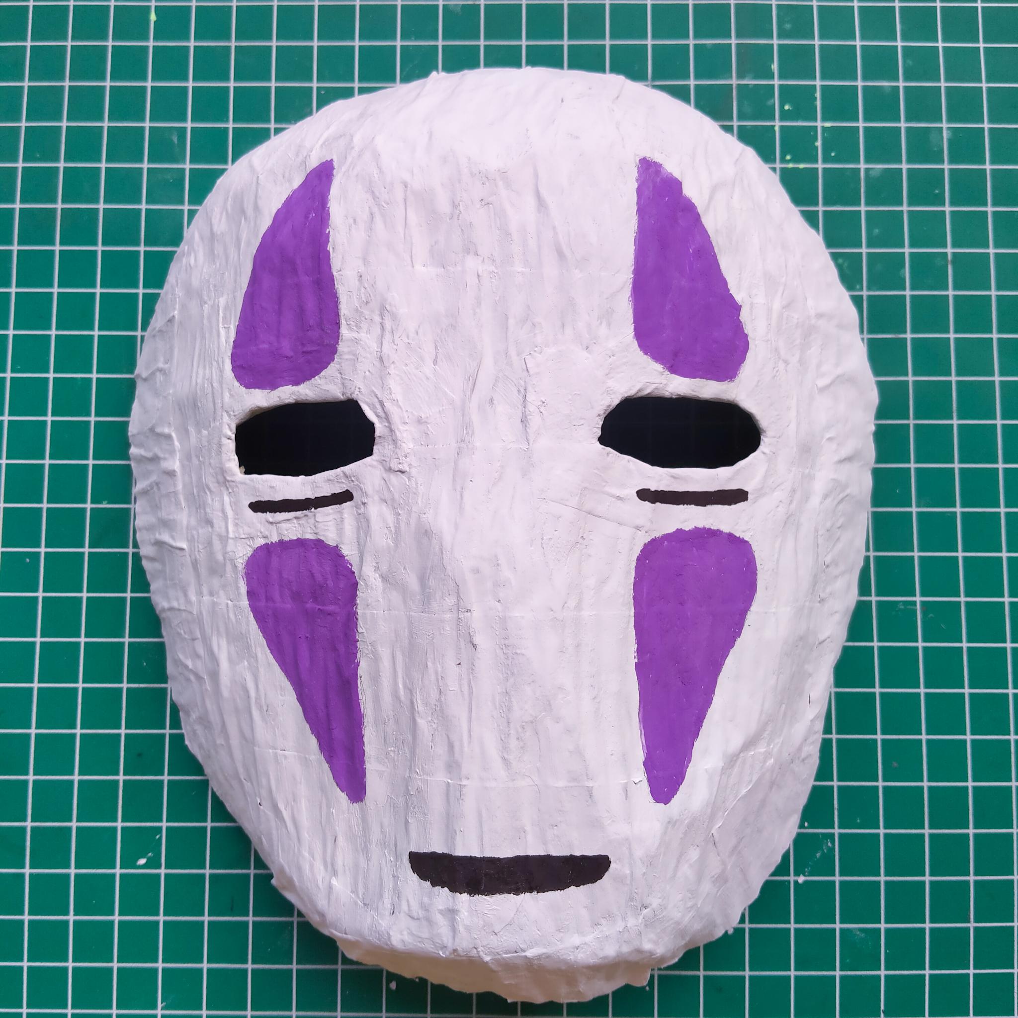 Paper mache mask kaonashi  by quinzyvarira  (1).jpg