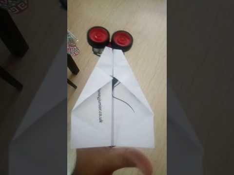 Paper plane luncher gun