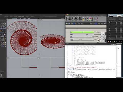 Parametric Spiral in Rhino/GH