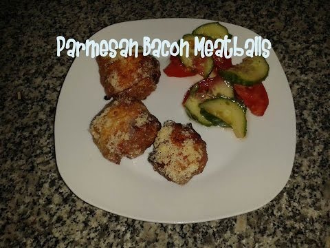 Parmesan Bacon Meatballs recipe