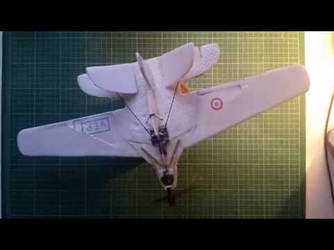 Part 2 - RC Plane Scratch Built using Polystyrene Pizza Trays and F939 parts &amp;pound;15!!! Very Easy Plane