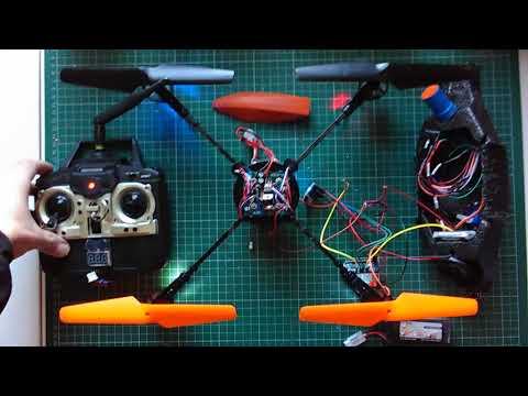 Part 4 - Combat Drones Infrared Transmitter Activated by Remote Control Button