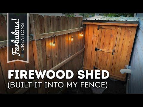 Part Shed, Part Fence // Firewood Storage