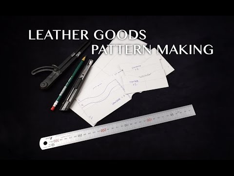 Pattern making/simple wallet making part 1