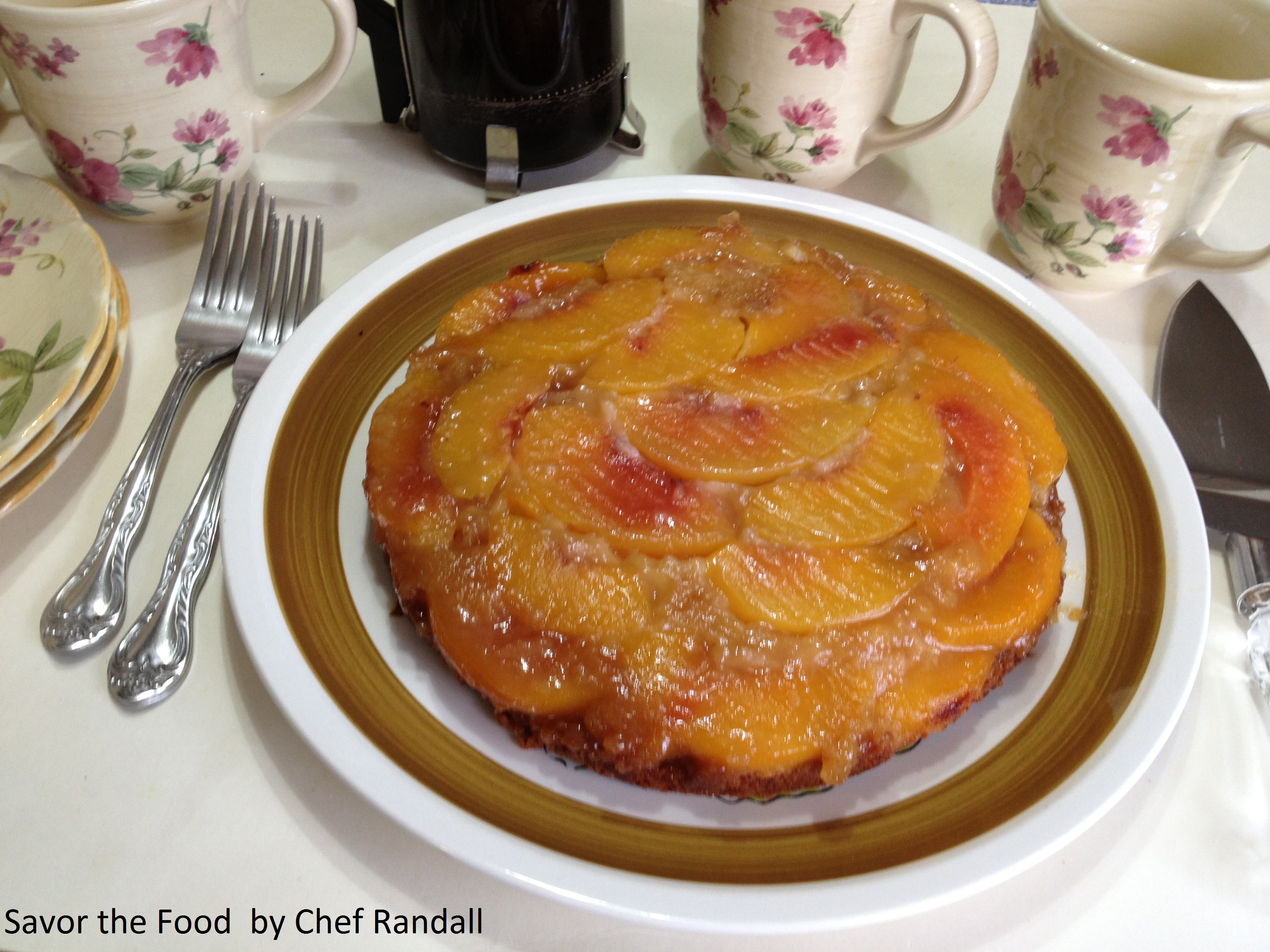 Peach Upside Down Cake with Butter and Brown Sugar Glaze.jpg