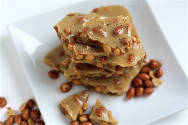 Peanut Brittle in the Microwave, Butter with a Side of Bread.JPG