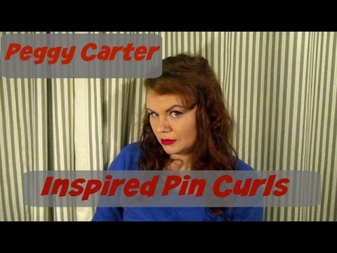 Peggy Carter Inspired Pin Curls