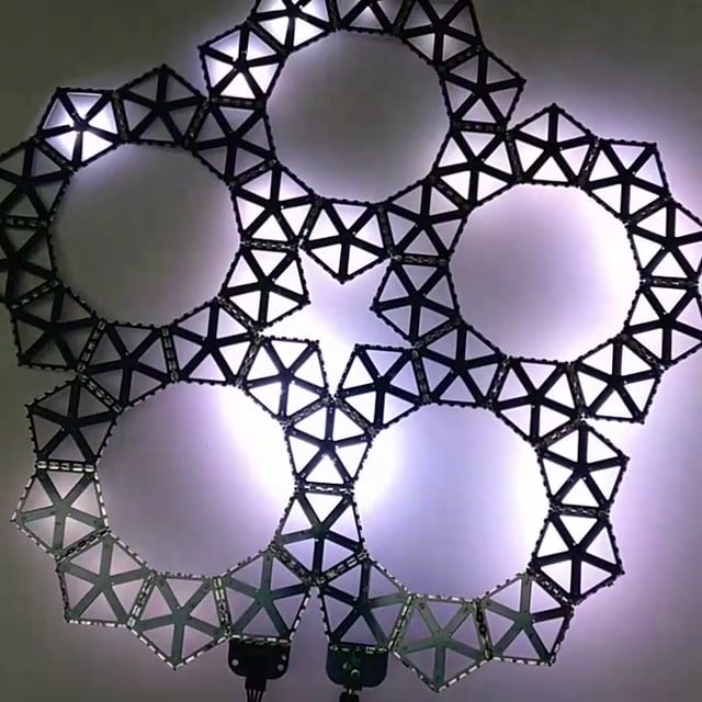 Pentagon LED Sculpture