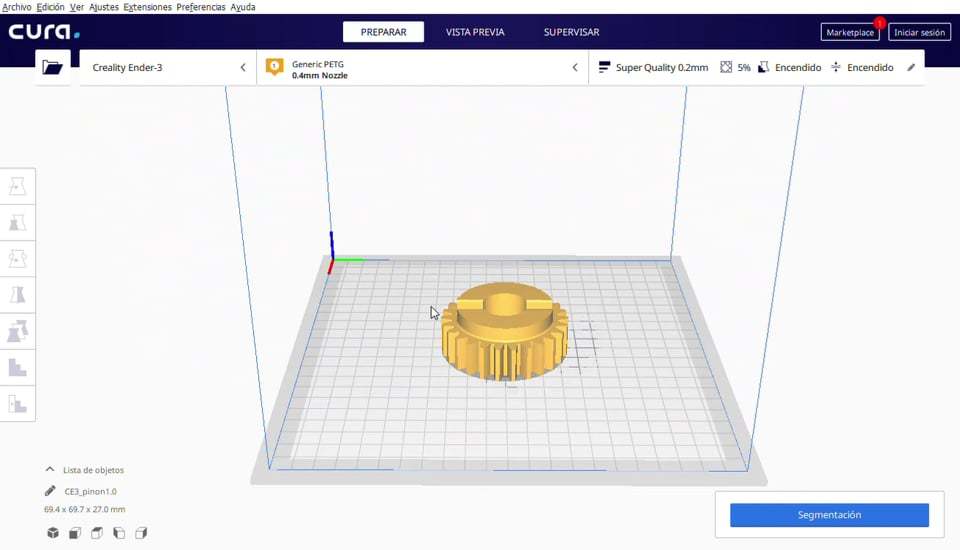 Pi&amp;ntilde;&amp;oacute;n portal automatico (prototipo)