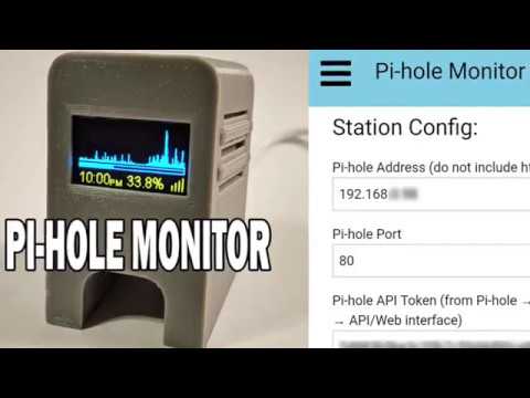 Pi-hole Monitor ESP8266 with OLED Display