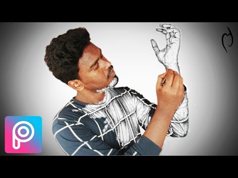 Picsart Tamil Tutorial | Draw Yourself Effect | Picsart Sketchy Effect | paasadani