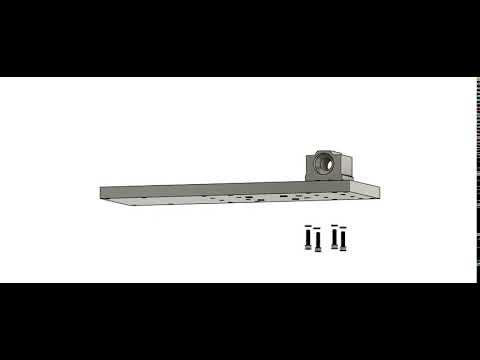 Pillow block assembly (X baseplate) / Montagem do pillow block (placa base X)