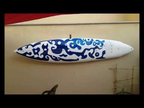 Pintando una tabla de surf