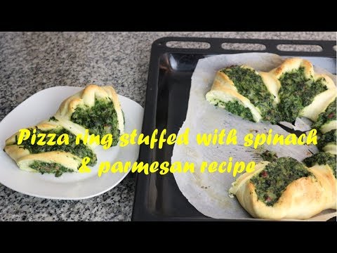 Pizza ring stuffed with spinach &amp;amp; parmesan recipe