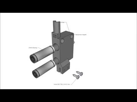 Play 3D LC - X Carriage assembly . Part 3/10