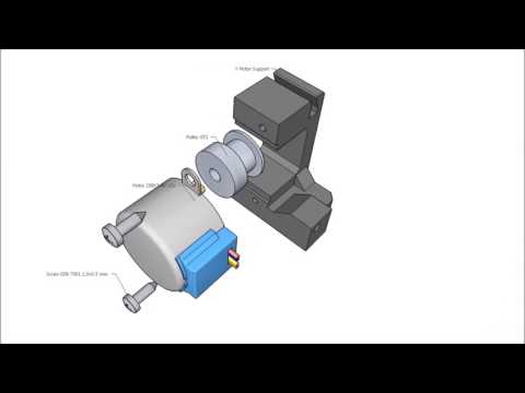 Play 3D LC - Y Motor Support assembly . Part 5/10