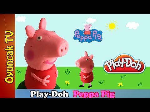 Play Doh Peppa Pig - How to Make Peppa Pig With Playdough