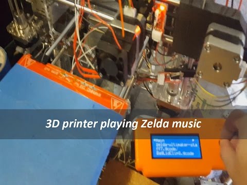 Playing Music with your 3D Printer (Zelda Theme)