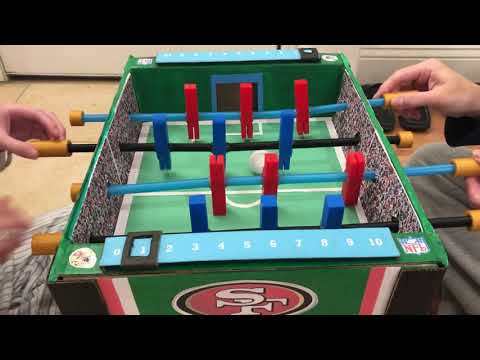 Playing The Foosball table