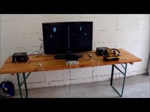 Playing pong with crane remotes