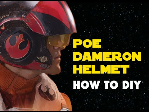 Poe Dameron Helmet On A Budget - How to DIY