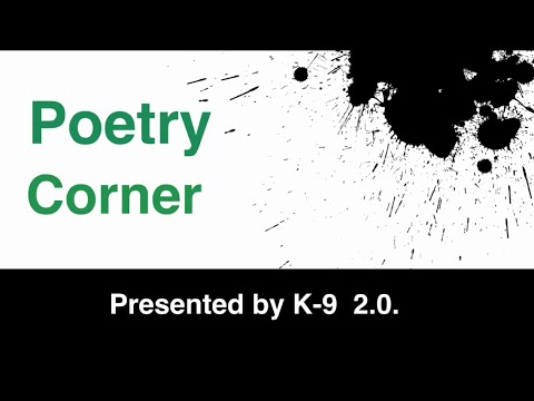 Poetry Corner With K 9 2 0