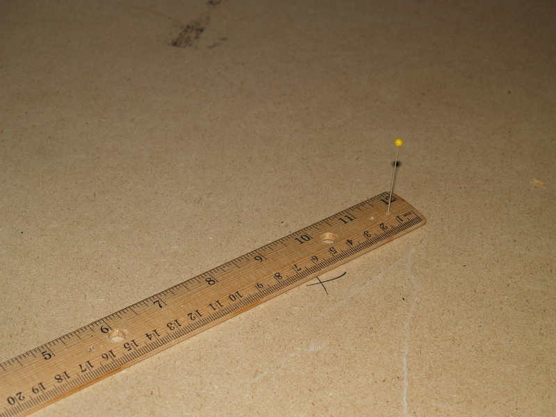 Poker Table - 032 - Ruler and pin used to make Arc's.jpg