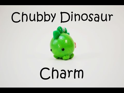 Polymer Clay Chubby Dino Charm Tutorial