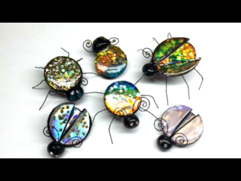 Polymer clay(Fimo) Jewel Bugs - Tutorial