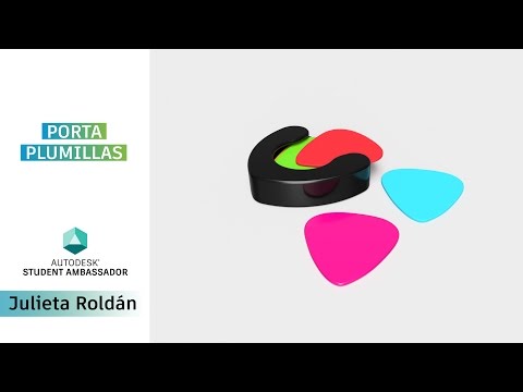 Porta Plumillas en Autodesk Fusion 360