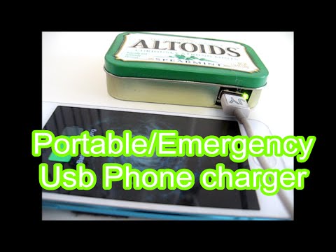 Portable Emergency USB Phone Charger - Please Comment and Like for More!