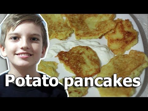 Potato pancakes. Ukrainian dish.