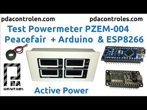 Power Meter PZEM 004 Peacefair + Arduino &amp;amp; ESP8266 : PDAControl