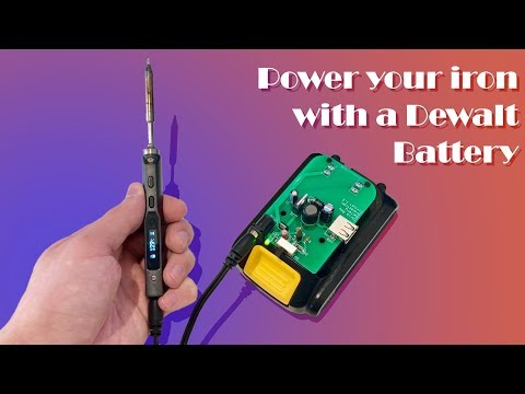 Power Your TS-100 With A Dewalt Battery