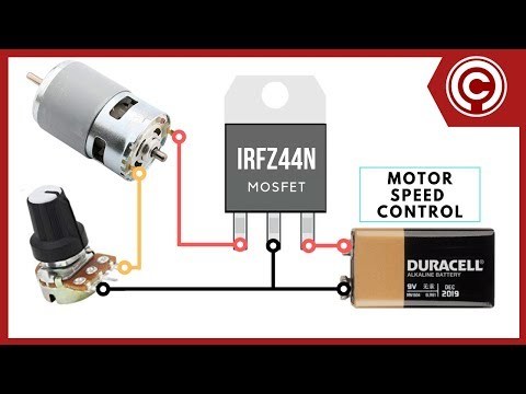 Powerful DC motor speed controller