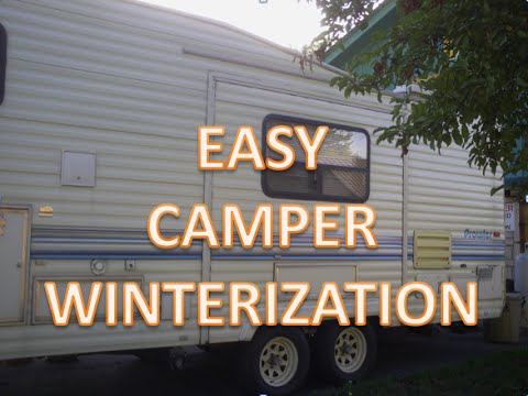 Preparing your camper for winter!