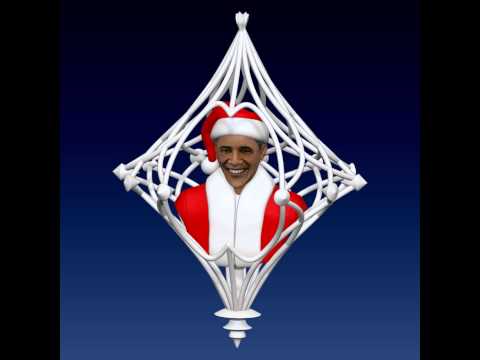 President Obama Christmas Tree Decoration