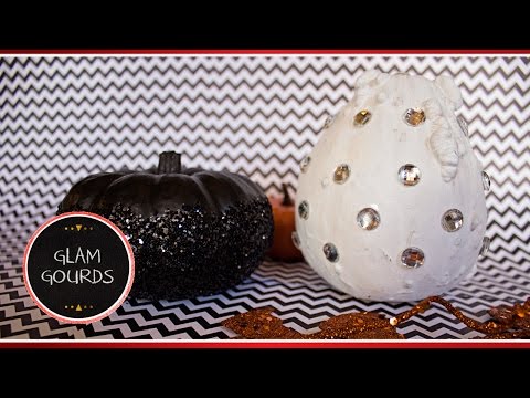 Preval's Maker Mintue: Glam Halloween Gourds