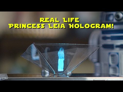 Princess Leia Hologram DIY - Star Wars Nerdcraft!