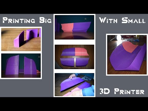 Printing Big with Small 3d printer | Post Processing 3d Printed parts | PLA Bonding Glue