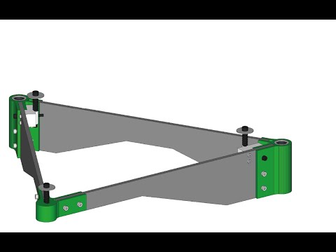 Printtable 3D Print bed frame assembly