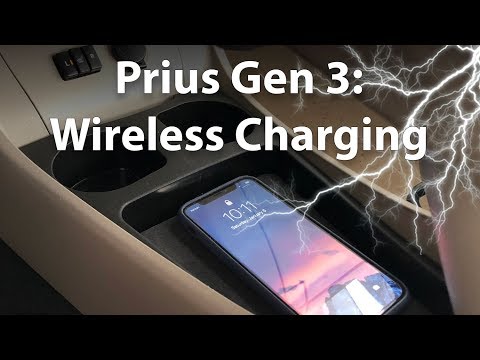 Prius Gen 3: Wireless Charging Instructions