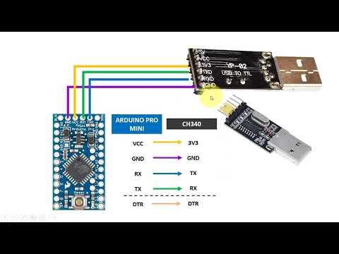 Programar Arduino Pro Mini con CH340