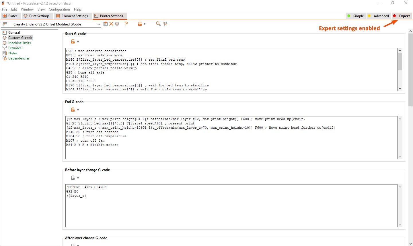 PrusaSlicer Expert Settings Enabled.jpg