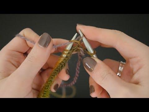 Purl Stitch in Knitting (Continental &amp;amp; English Styles) // Becky Stern