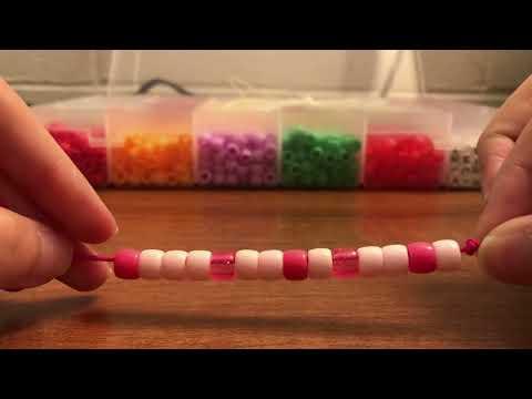 Putting Beads on the Jewelry Cord