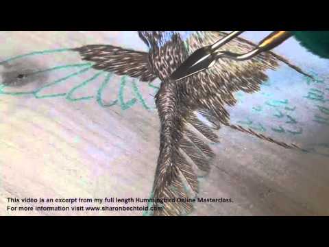 Pyrography: How to Burn Feathers on a Hummingbird